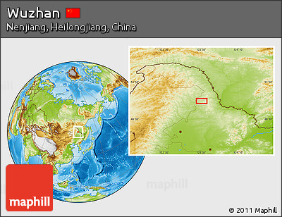 Physical Location Map of Wuzhan