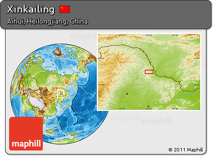 Physical Location Map of Xinkailing
