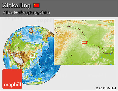 Physical Location Map of Xinkailing