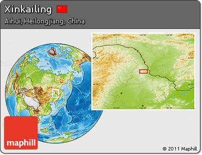 Physical Location Map of Xinkailing
