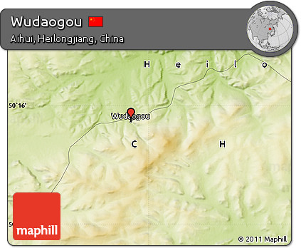 Physical Map of Wudaogou