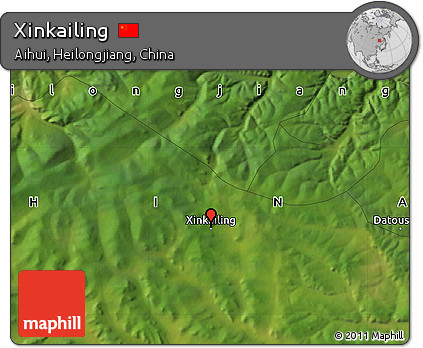 Satellite Map of Xinkailing