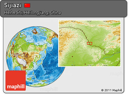 Physical Location Map of Sijiazi