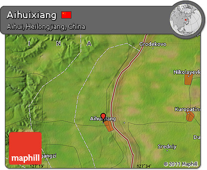 Satellite Map of Aihuixiang