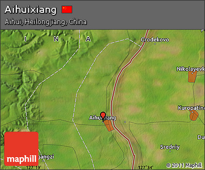 Satellite Map of Aihuixiang