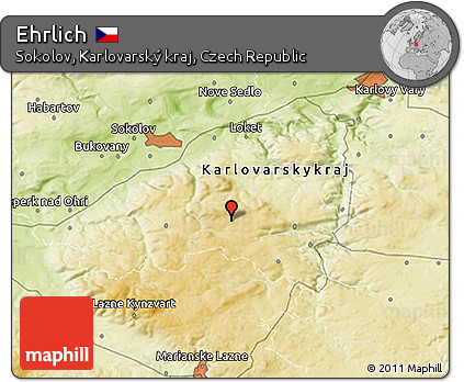 Physical 3D Map of Ehrlich