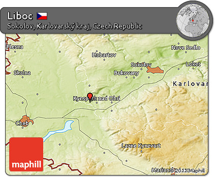 Physical 3D Map of Liboc