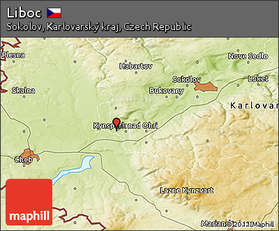 Physical 3D Map of Liboc