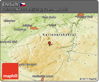 Physical 3D Map of Ehrlich