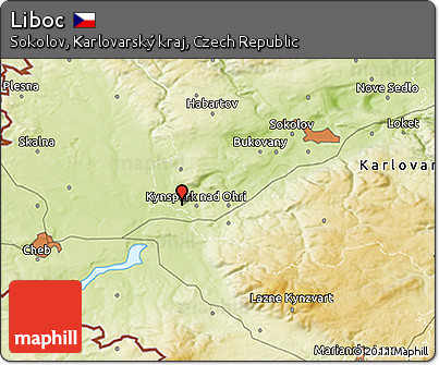 Physical 3D Map of Liboc