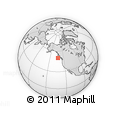 Outline Map of the Area around 50° 7' 47" N, 132° 31' 30" W, rectangular outline