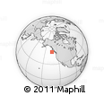 Outline Map of the Area around 50° 7' 47" N, 133° 22' 30" W, rectangular outline