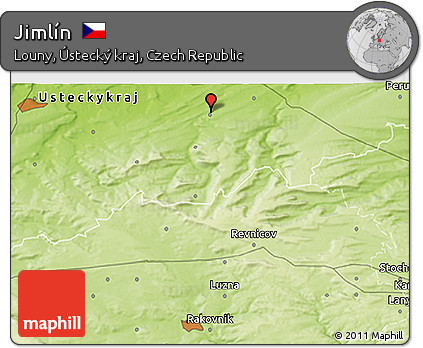 Physical 3D Map of Jimlín