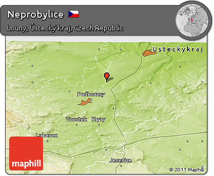 Physical 3D Map of Neprobylice