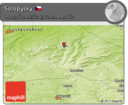 Physical 3D Map of Solopysky