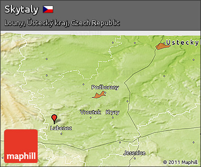 Physical 3D Map of Skytaly