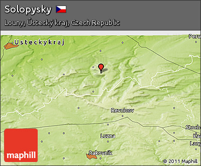 Physical 3D Map of Solopysky