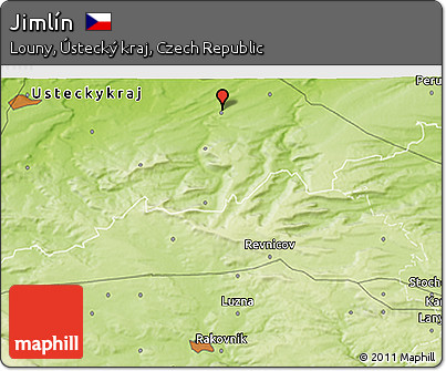 Physical 3D Map of Jimlín
