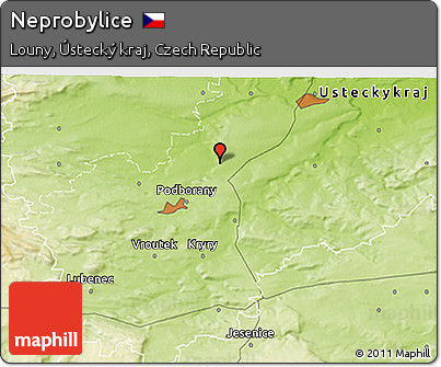 Physical 3D Map of Neprobylice