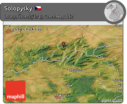 Satellite 3D Map of Solopysky