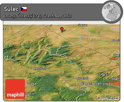 Satellite 3D Map of Sulec