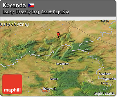 Satellite 3D Map of Kocanda