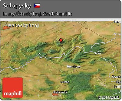 Satellite 3D Map of Solopysky