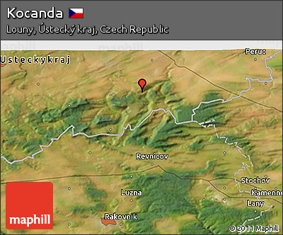 Satellite 3D Map of Kocanda