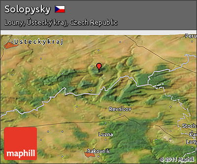 Satellite 3D Map of Solopysky