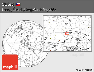 Blank Location Map of Sulec