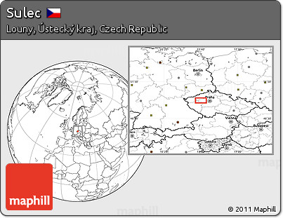 Blank Location Map of Sulec