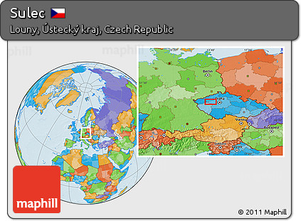 Political Location Map of Sulec