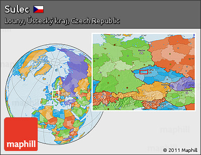 Political Location Map of Sulec