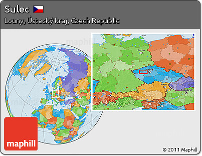 Political Location Map of Sulec