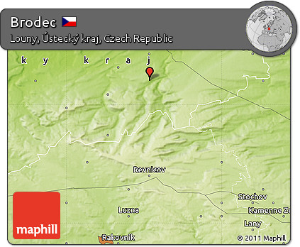 Physical Map of Brodec