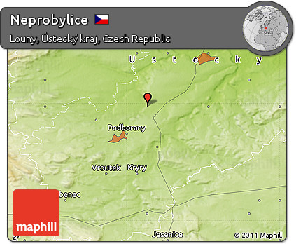 Physical Map of Neprobylice