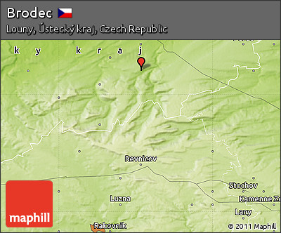Physical Map of Brodec