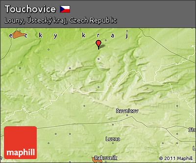 Physical Map of Touchovice