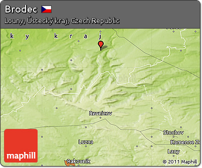 Physical Map of Brodec