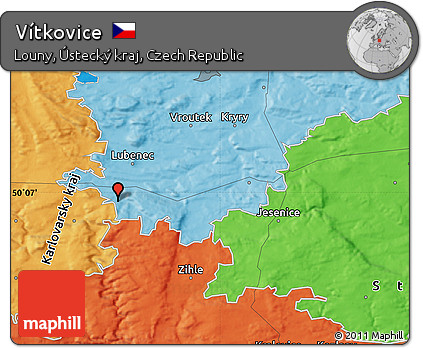 Political Map of Vítkovice