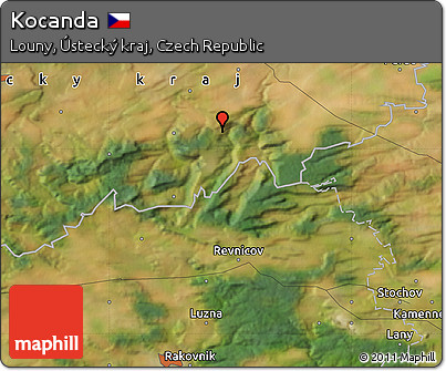 Satellite Map of Kocanda