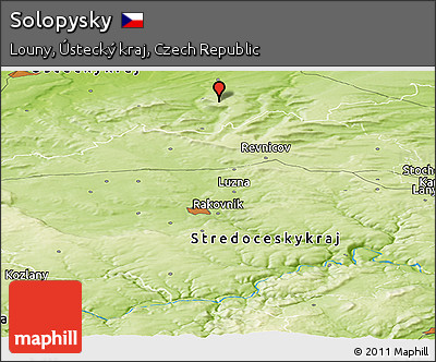 Physical Panoramic Map of Solopysky
