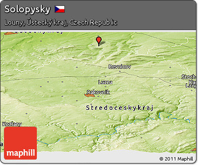 Physical Panoramic Map of Solopysky