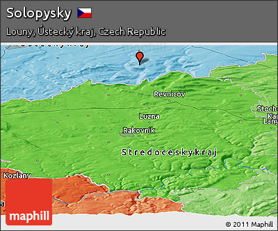 Political Panoramic Map of Solopysky