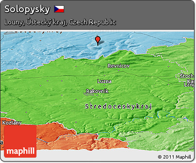 Political Panoramic Map of Solopysky