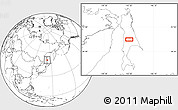 Blank Location Map of Langeri