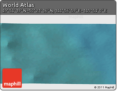Satellite 3D Map of the Area around 50° 7' 47" N, 145° 25' 30" E