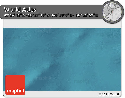 Satellite 3D Map of the Area around 50° 7' 47" N, 147° 7' 30" E