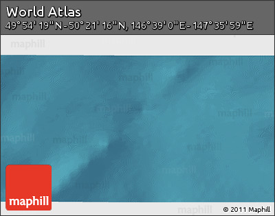 Satellite 3D Map of the Area around 50° 7' 47" N, 147° 7' 30" E