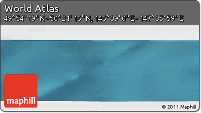 Satellite Panoramic Map of the Area around 50° 7' 47" N, 147° 7' 30" E
